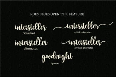 Roes Blues Font by Youngtype — Script Handwritten Font — thumbnail 5