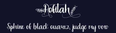 Rofitah by nomlimofont — Script Handwritten Font — thumbnail 2