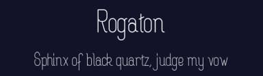 Rogaton by Luc Mahler — Sans Serif Font — thumbnail 2