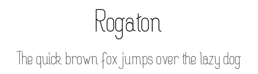 Rogaton by Luc Mahler — Sans Serif Font