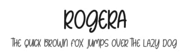 Rogera by Skiiller Studio — Script Handwritten Font — thumbnail 1