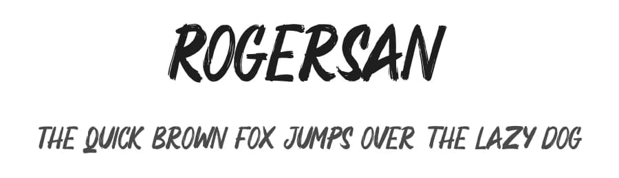 Rogersan by BrandSemut — Script Handwritten Font — preview 1