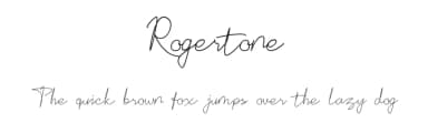 Rogertone by UI Creative — Script Handwritten Font — thumbnail 1