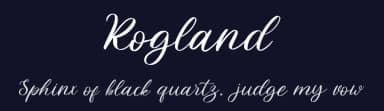 Rogland by Wildan Type — Script Handwritten Font — thumbnail 2