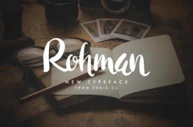 Rohman Font by EdricStudio — Script Handwritten Font — thumbnail 1