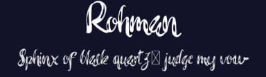 Rohman by Edric Studio — Script Handwritten Font — thumbnail 2