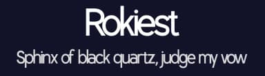 Rokiest by Fitrah Type — Sans Serif Font — thumbnail 2