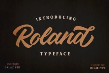 Roland Font by IklazStudio — Script Handwritten Font — thumbnail 1