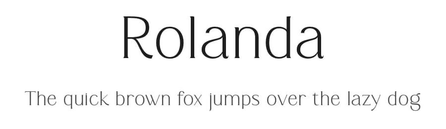 Rolanda by Muflieart — Serif Font