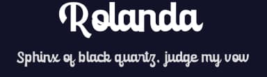 Rolanda by Typetasty — Script Handwritten Font — thumbnail 2