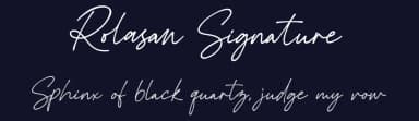 Rolasan Signature by Zuzulgo Studio — Script Handwritten Font — thumbnail 2