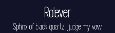 Rolever by PutraCetol Studio — Sans Serif Font — thumbnail 2