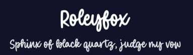 Roleyfox by Balpirick Studio — Script Handwritten Font — thumbnail 2