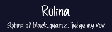 Rolina by Kurdz — Script Handwritten Font — thumbnail 2