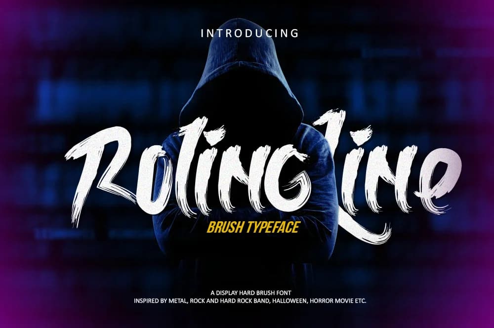 Rolingline Font by Runsell Graphic — Script Handwritten Font