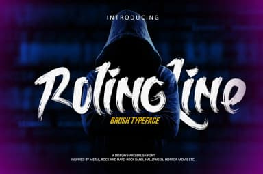 Rolingline Font by Runsell Graphic — Script Handwritten Font — thumbnail 1