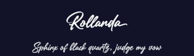 Rollanda by Subectype & Orenari — Script Handwritten Font — thumbnail 2