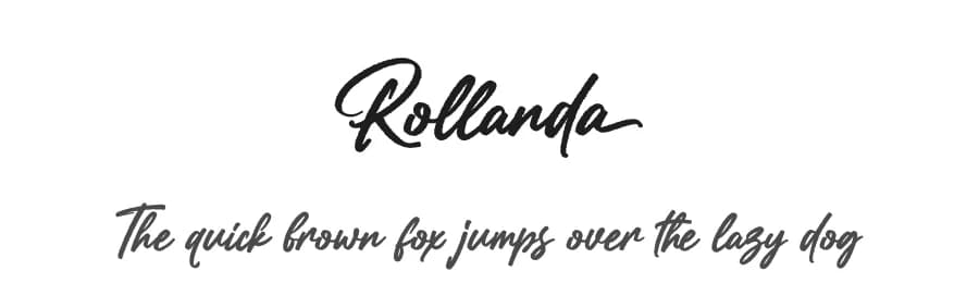 Rollanda by Subectype & Orenari — Script Handwritten Font