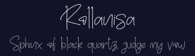 Rollanisa by Letterafa Studio — Script Handwritten Font — thumbnail 2