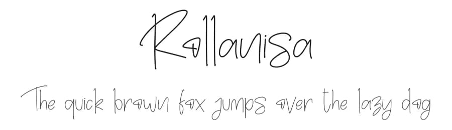 Rollanisa by Letterafa Studio — Script Handwritten Font