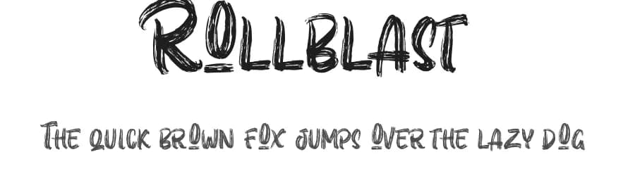 Rollblast by Masanis Studio — Script Handwritten Font