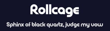 Rollcage by Chequered Ink — Sans Serif Font — thumbnail 2