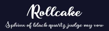 Rollcake by NJ Studio — Script Handwritten Font — thumbnail 2