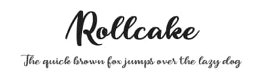 Rollcake by NJ Studio — Script Handwritten Font — thumbnail 1