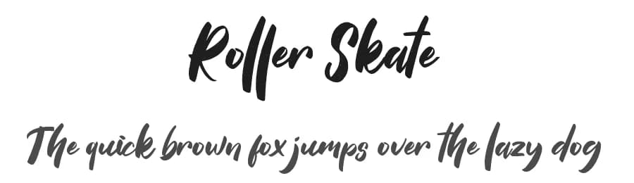 Roller Skate by Mengulirpena — Script Handwritten Font — preview 1