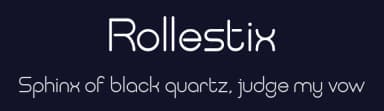 Rollestix by ArtzaGraph Studio — Sans Serif Font — thumbnail 2