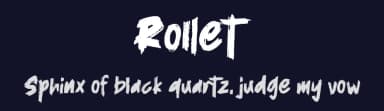 Rollet by Vunira Design — Script Handwritten Font — thumbnail 2