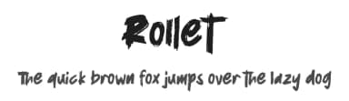 Rollet by Vunira Design — Script Handwritten Font — thumbnail 1