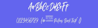 Rolling Back by Din Studio — Script Handwritten Font — thumbnail 3