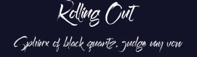 Rolling Out by Topan Sofyan — Script Handwritten Font — thumbnail 2