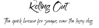 Rolling Out by Topan Sofyan — Script Handwritten Font — thumbnail 1