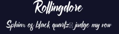 Rollingdore by Fontruly — Script Handwritten Font — thumbnail 2