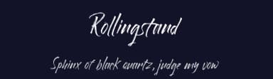 Rollingstand by !bey Design — Script Handwritten Font — thumbnail 2