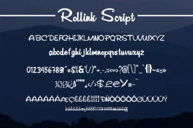 Rollink Script Font by miwbiedesign — Script Handwritten Font — thumbnail 3