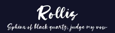 Rollis by Kong Font — Script Handwritten Font — thumbnail 2