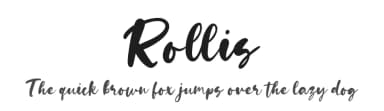 Rollis by Kong Font — Script Handwritten Font — thumbnail 1