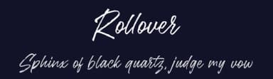 Rollover by Redy Studio — Script Handwritten Font — thumbnail 2