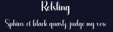 Rolsting by Andi Moz — Script Handwritten Font — thumbnail 2