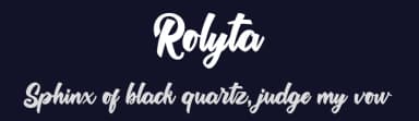 Rolyta by Slametype — Script Handwritten Font — thumbnail 2