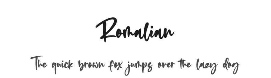 Romalian by Balpirick Studio — Script Handwritten Font