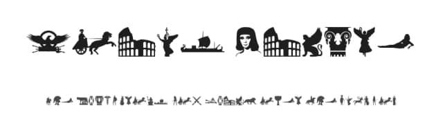 Roman Empire by Glyphcraft — Dingbats Font