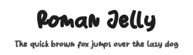 Roman Jelly by Sketype Studio — Script Handwritten Font — thumbnail 1