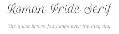 Roman Pride Serif by Letterhend Studio — Sans Serif Font — thumbnail 1