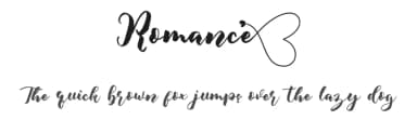 Romance by infontree store — Script Handwritten Font — thumbnail 1