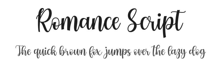 Romance Script by Cut Story — Script Handwritten Font