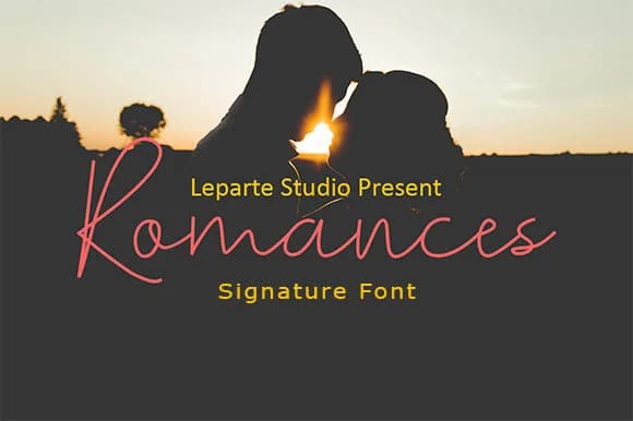 Romances Font by leparte studio — Script Handwritten Font